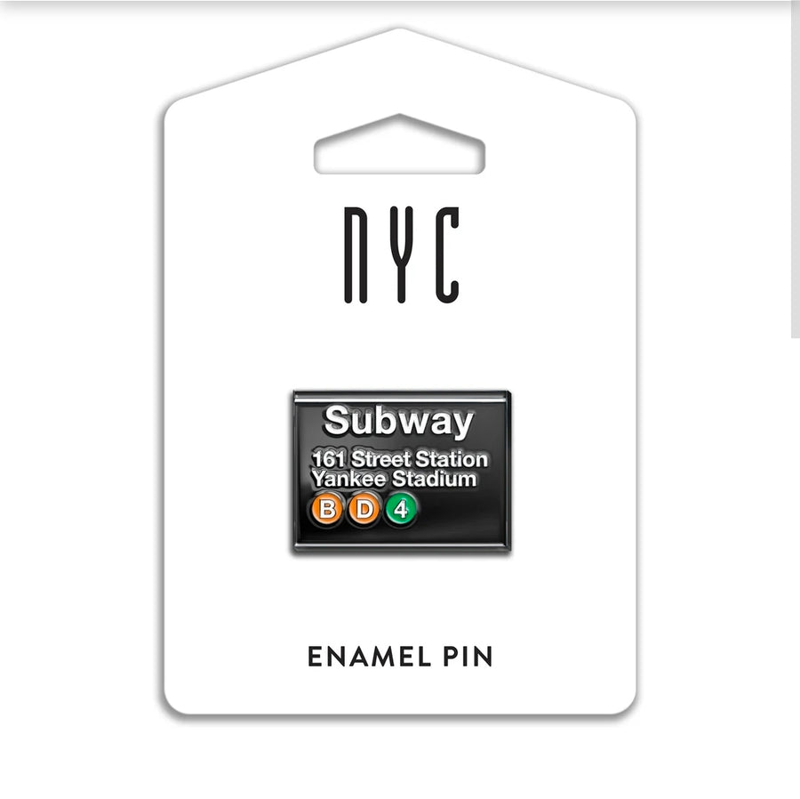 MTA Subway Sign 161 Yankee Stadium Pin